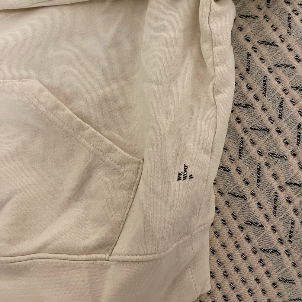 WeWoreWhat hoodie in cream
